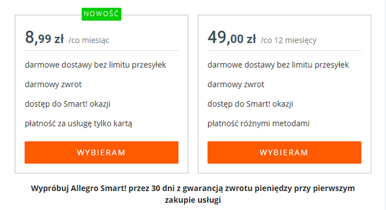 Nowe Zasady Allegro Smart Koniec Limitow Przesylek I Plan Za 8 99 Zl Telepolis Pl