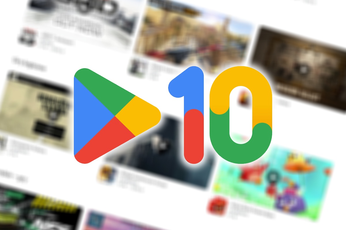 Google Play 10 lat nowe logo
