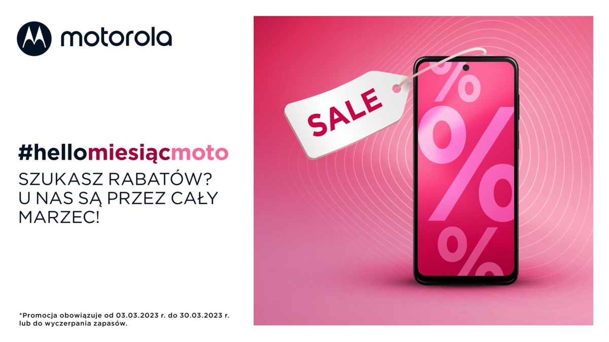 Motorola #hellomiesiącmoto baner