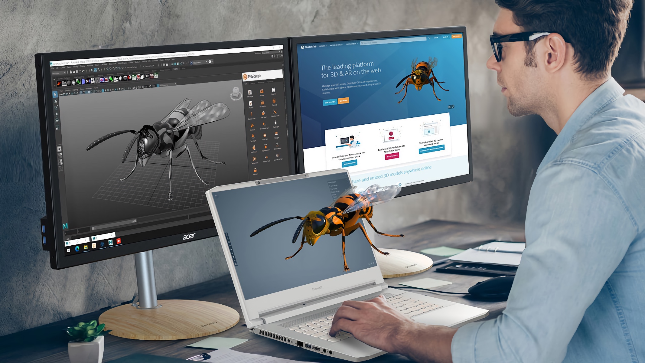 Acer postawi projektowanie na głowie! Modele ożyją w 3D bez okularów