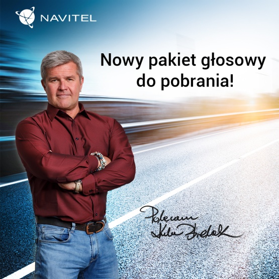 Kuba Bielak nowym ambasadorem marki Navitel. Można już pobrać pakiet z jego głosem