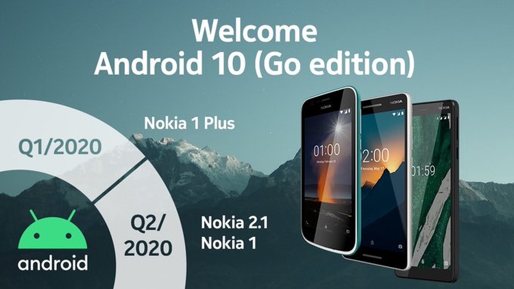 Android 10 Go, Nokia 1, Nokia 1 Plus, Nokia 2.1, HMD Global