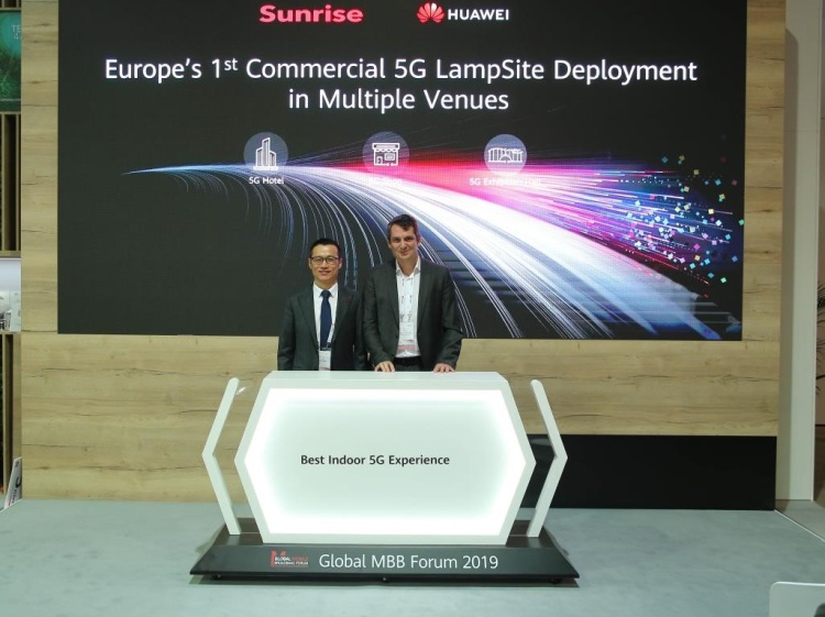 Huawei i Sunrise uruchamiają w Szwajcarii stacje bazowe 5G działające wewnątrz budynków