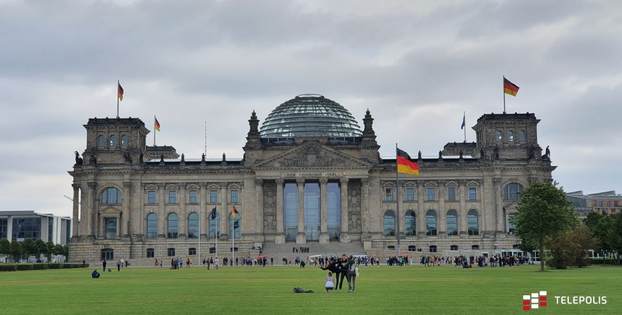 Niemcy Berlin Bundestag widok ogólny