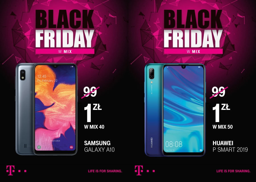 Black Friday w TMobile niższe ceny smartfonów, tabletów i laptopów