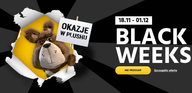 Black Weeks w Plusie i Plushu: smartfony, zegarek, tablet...