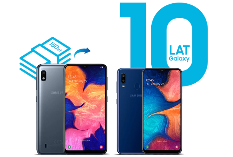 Samsung - 150 zł w gotówce za zakup Galaxy A10 lub Galaxy A20e