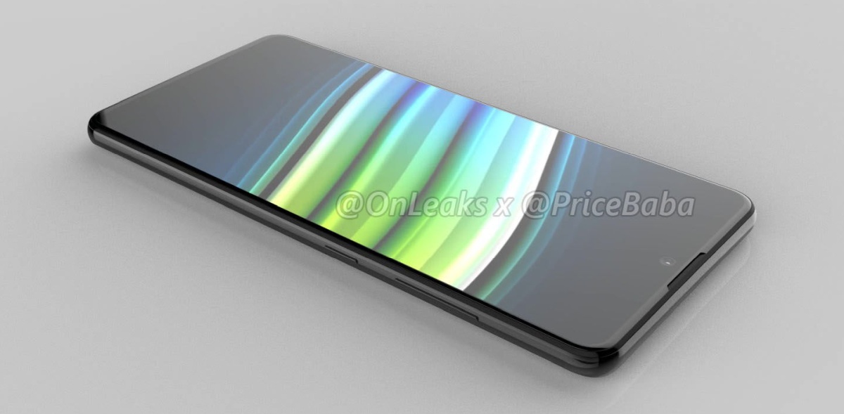 Samsung Galaxy A51, przód z profilu