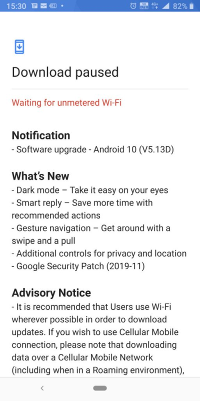 Nokia 9 PureView aktualizacja do Android 10 co nowego