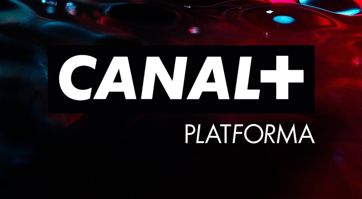 Platforma Canal+ logo kolorowe tło