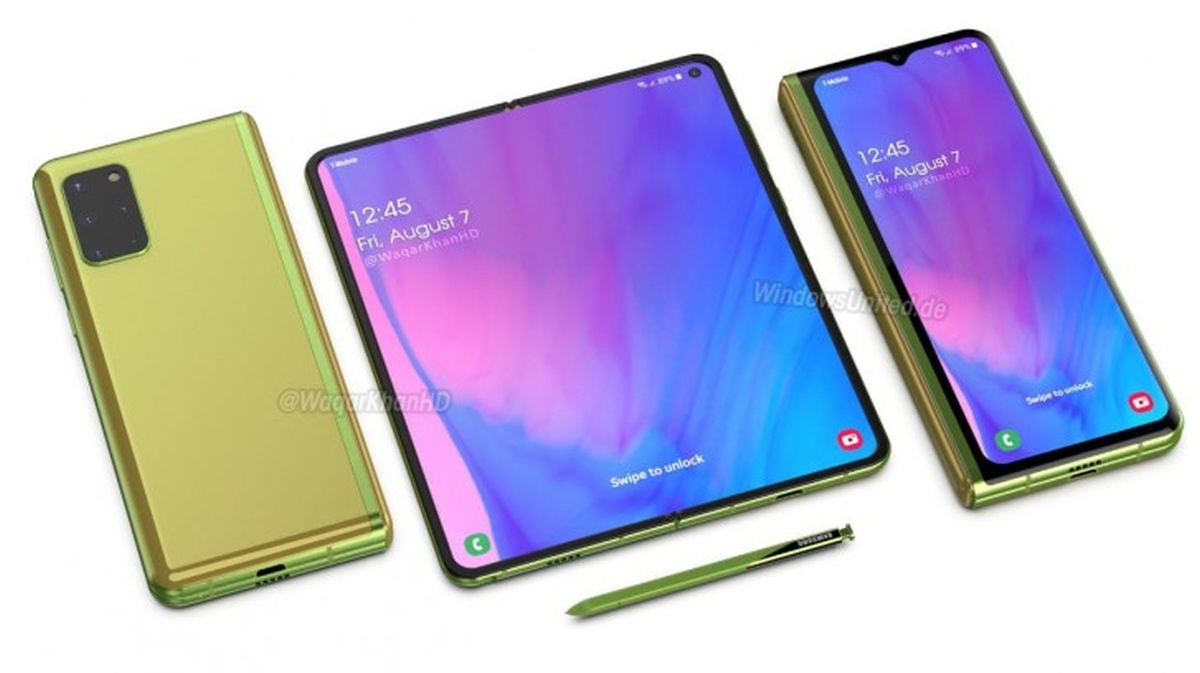 Samsung Galaxy Fold 2 nowe rendery