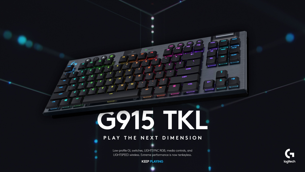 Logitech G915 TKL mechaniczna klawiatura gamingowa