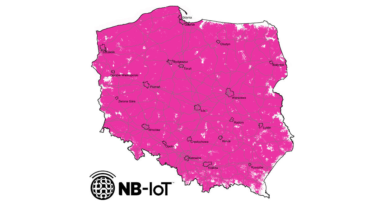 T-Mobile: standard przesyłu danych NB-IoT z ogólnopolskim zasięgiem