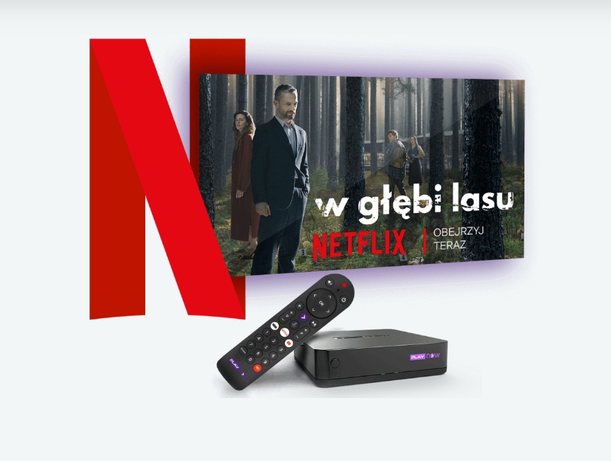 Netflix na p roku za darmo z ofert Play Now TV BOX TELEPOLIS