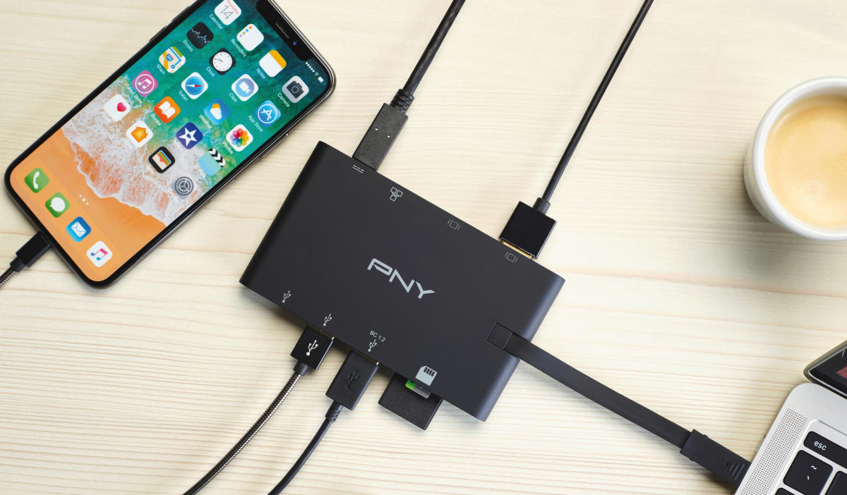PNY prezentuje kompaktową stację – All-In-One USB-C Mini Portable Dock