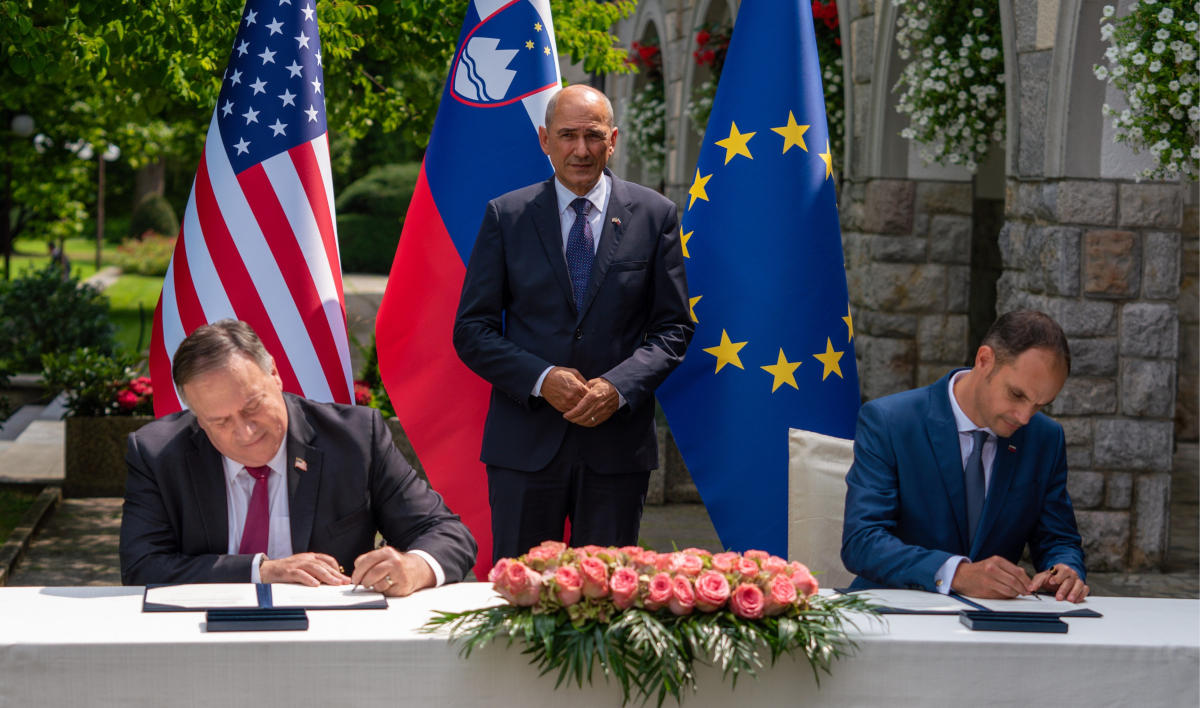 Słowenia podpisała z USA deklarację 5G przeciwko Chinom