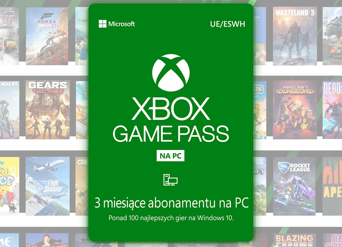 Xbox Game Pass na PC subskrypcja 3 miesiące