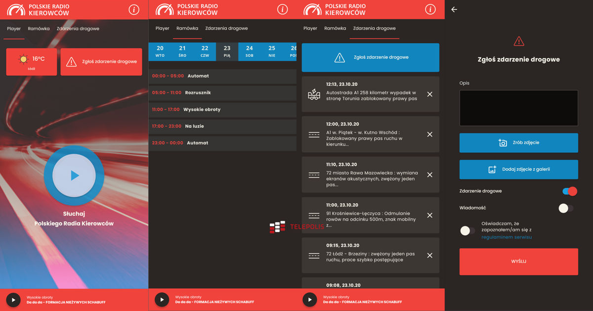Polskie Radio Kierowców – aplikacja mobilna