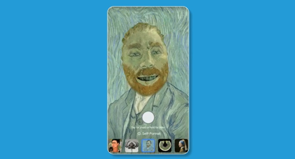 Google Art Filter rozszerzona rzeczywistość