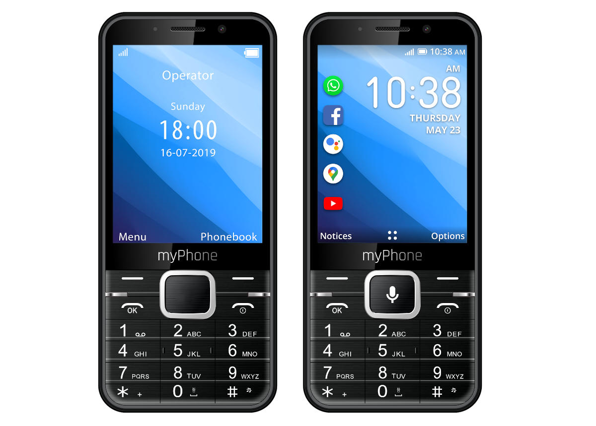 Klasyczne telefony myPhone Up i Up Smart z ekranami 3,2” debiutują