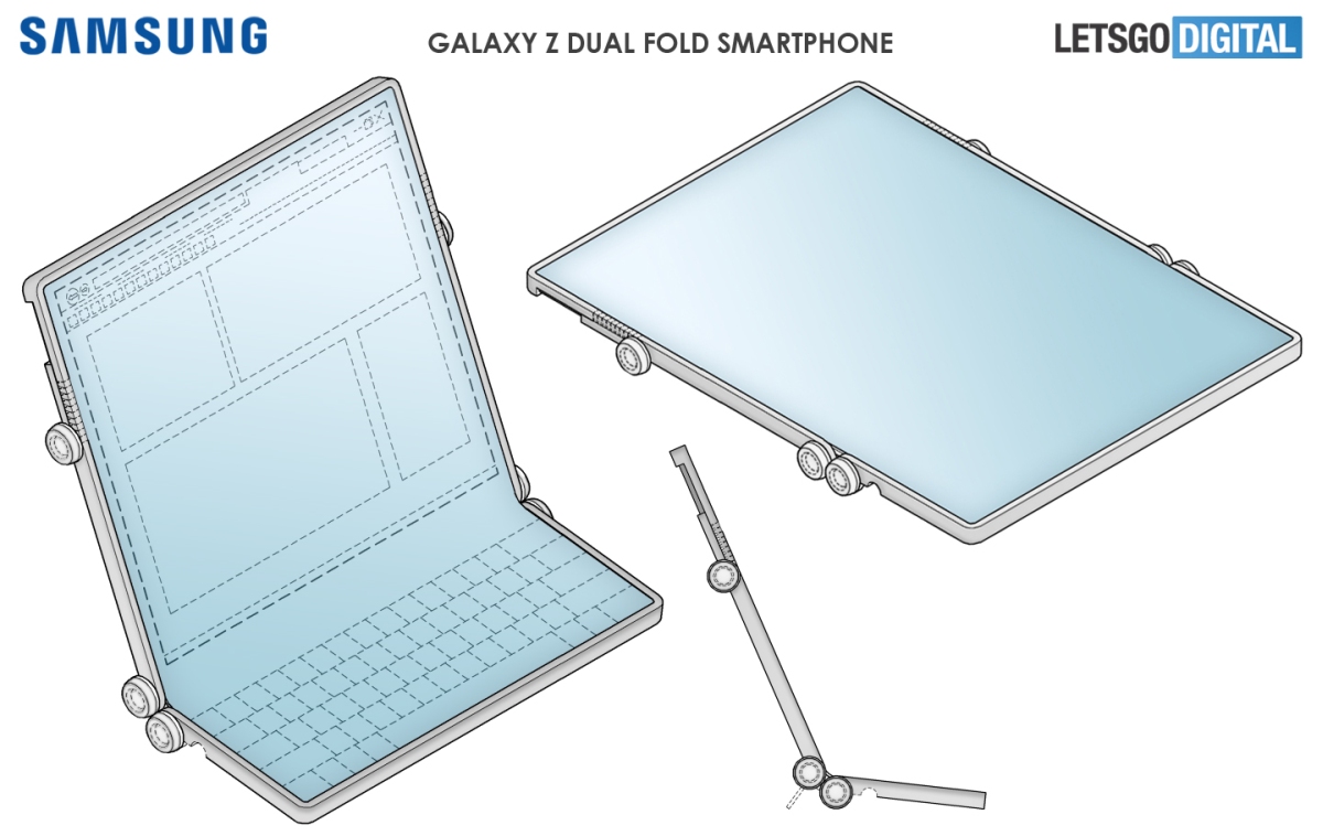 Samsung Galaxy Z Dual Fold 5G patent1
