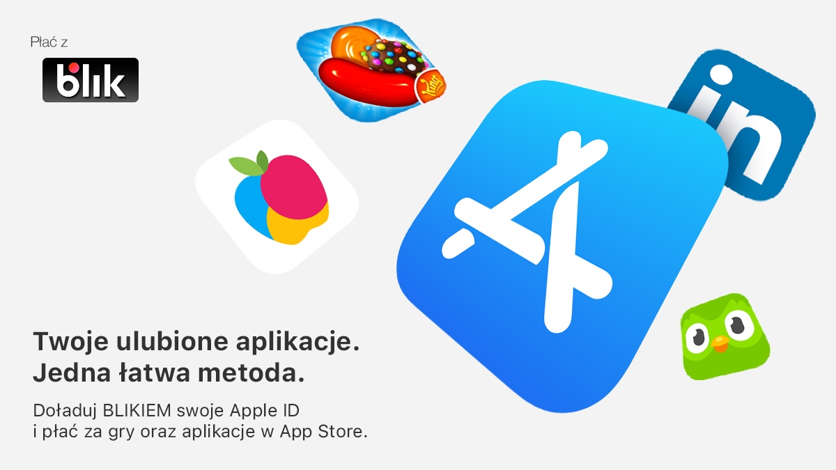Apple ID konto doładowanie BLIK