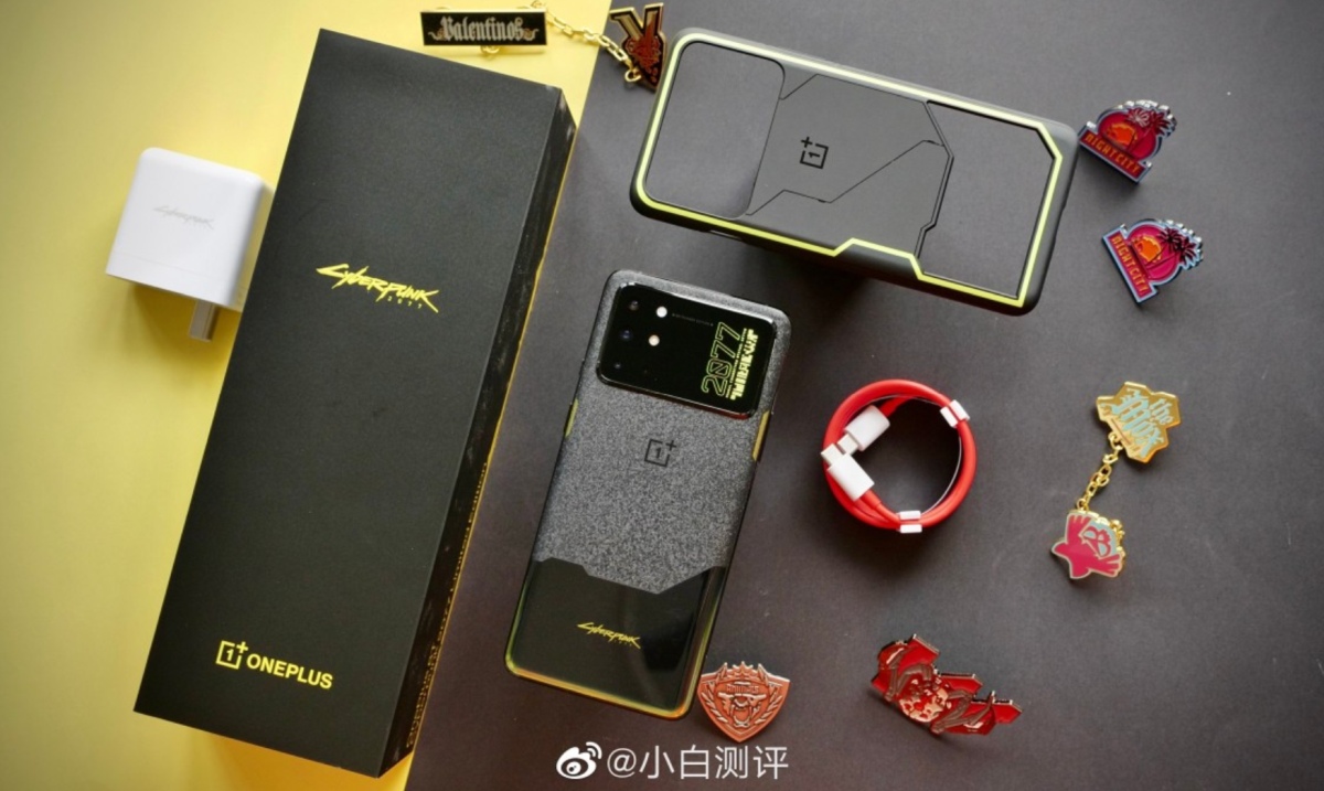 OnePlus 8T Cyberpunk 2077 Edition zestaw