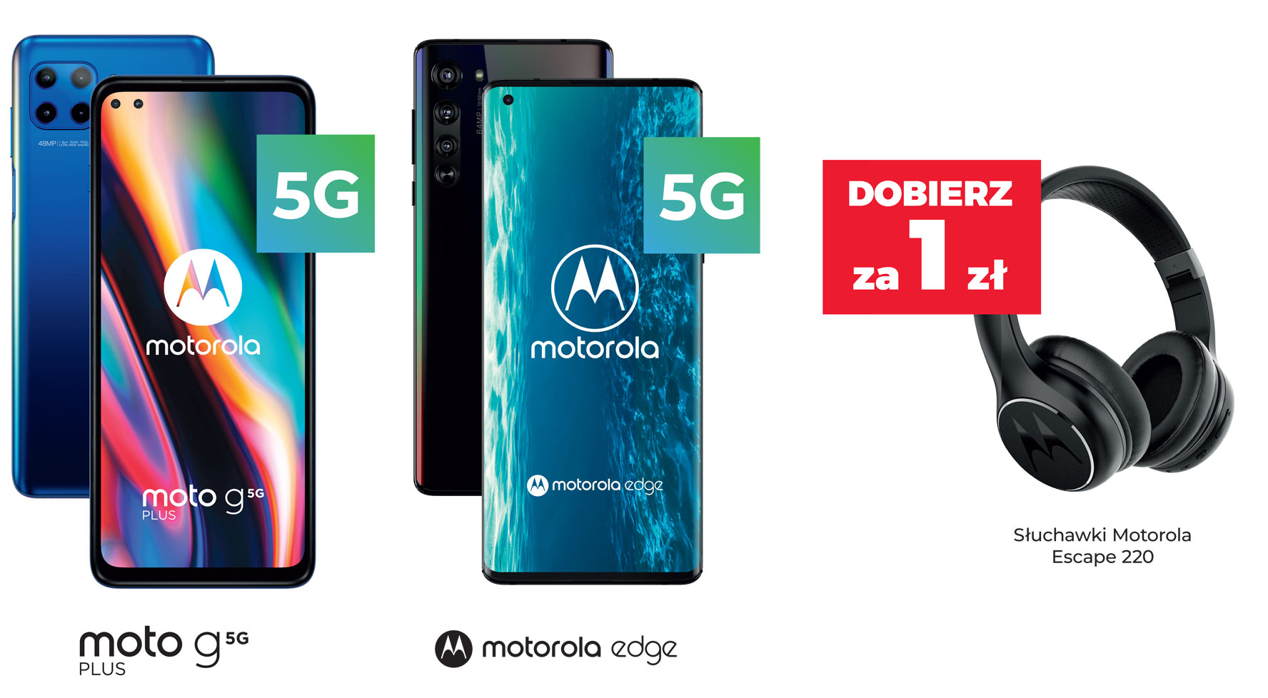 Motorola - promocja Plus ze słuchawkami