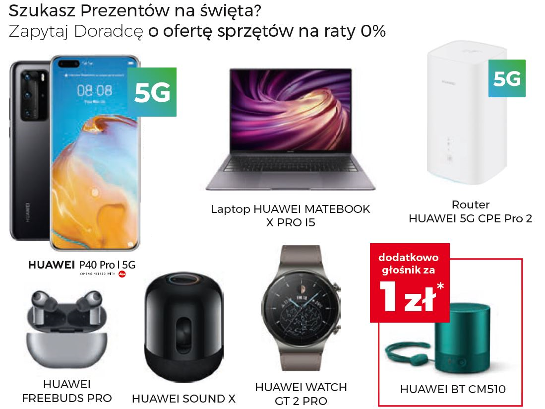 Huawei za 1 zł - tylko w Plusie