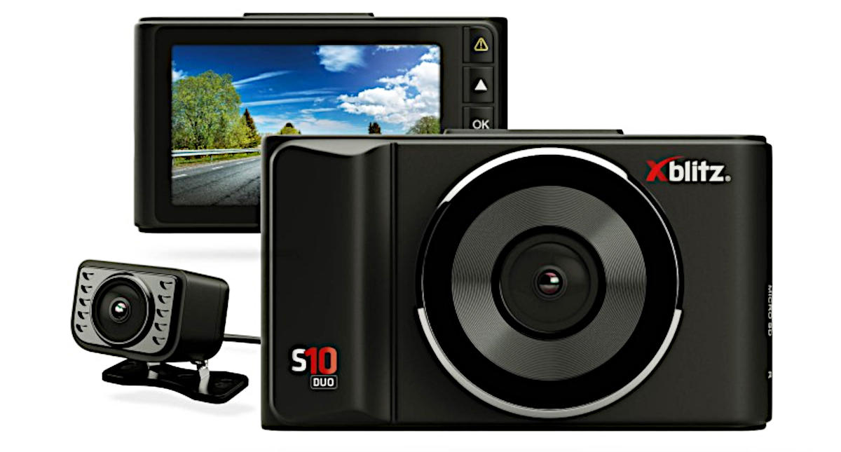 XBLITZ S10 Duo, nowy wideorejestrator z dwoma kamerami