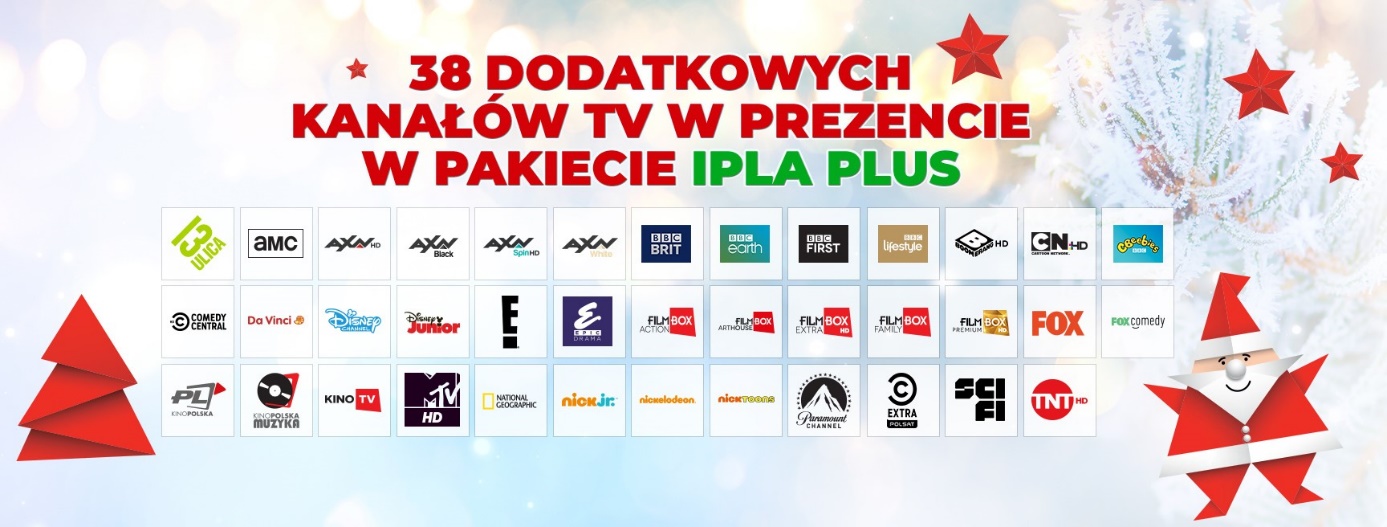 Cyfrowy Polsat i IPLA robią zimową niespodziankę: 44 dodatkowe kanały w „otwartym oknie”