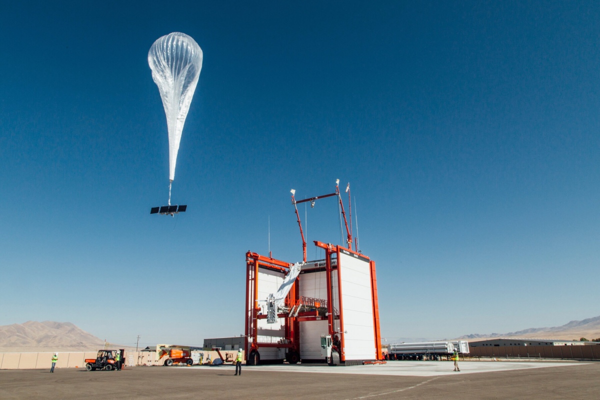 Google Alphabet Loon balony Internet koniec