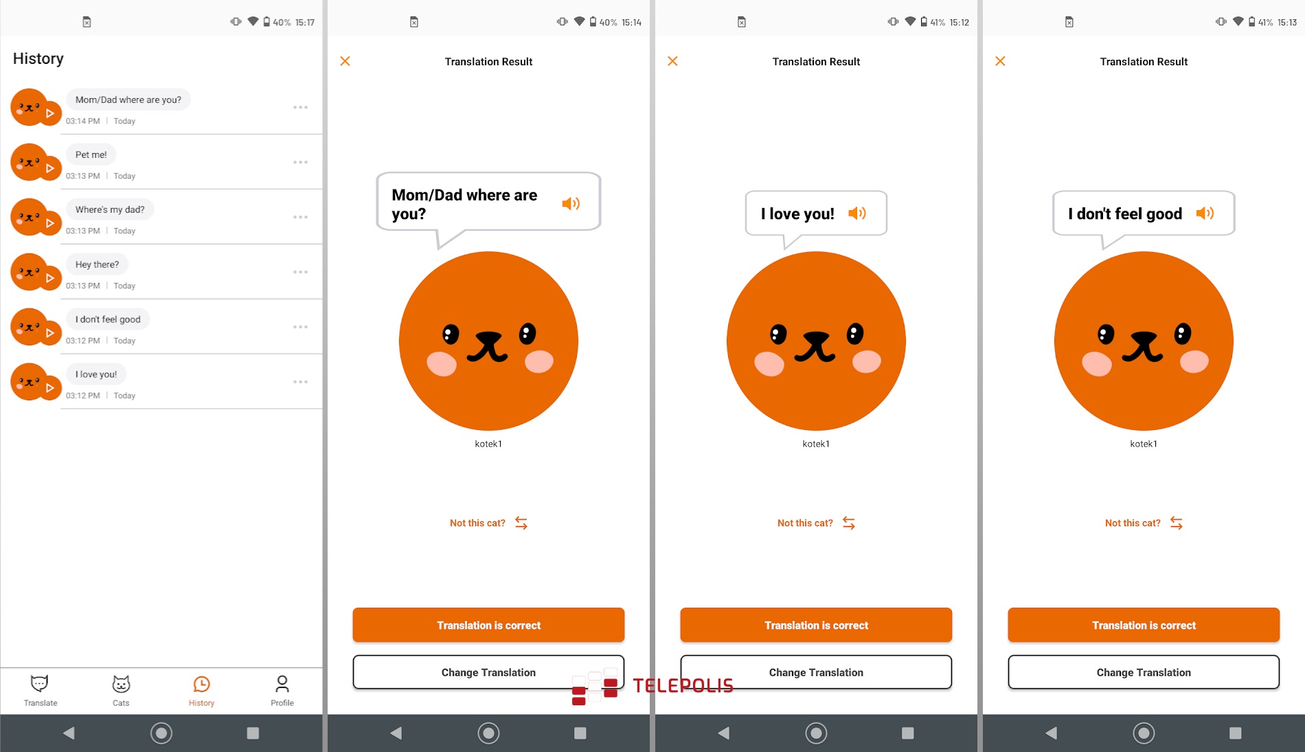 MeowTalk Beta dla Androida