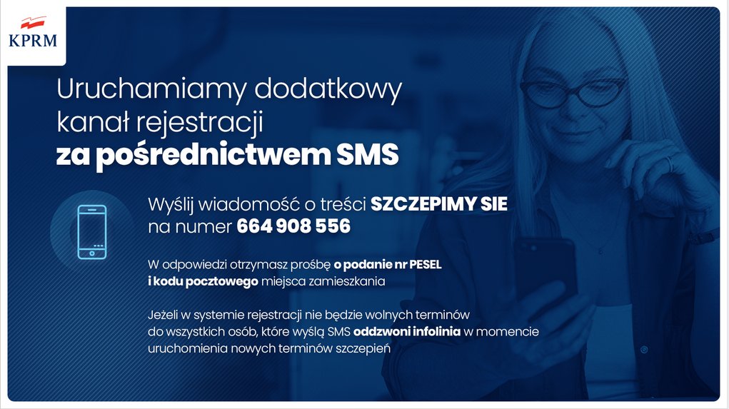 Szczepienie przeciwko COVID-19 przez SMS