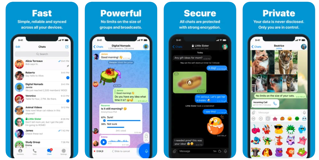 Telegram - najlepszy komunikator