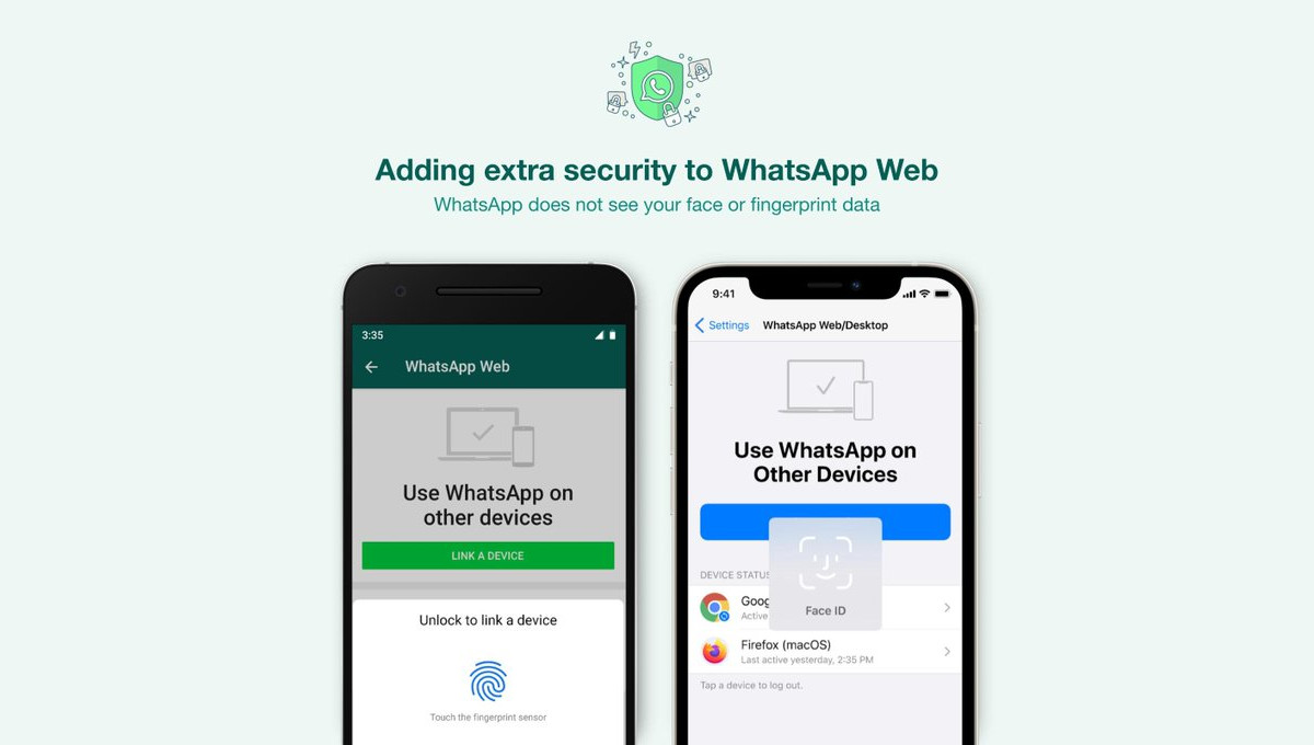 WhatsApp dodaje uwierzytelnianie biometryczne