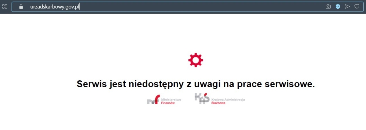 e-Urząd Skarbowy błąd