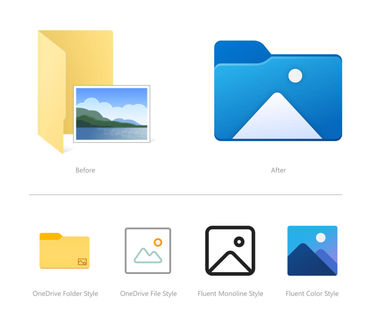 Windows 10 - nowe ikony systemowe