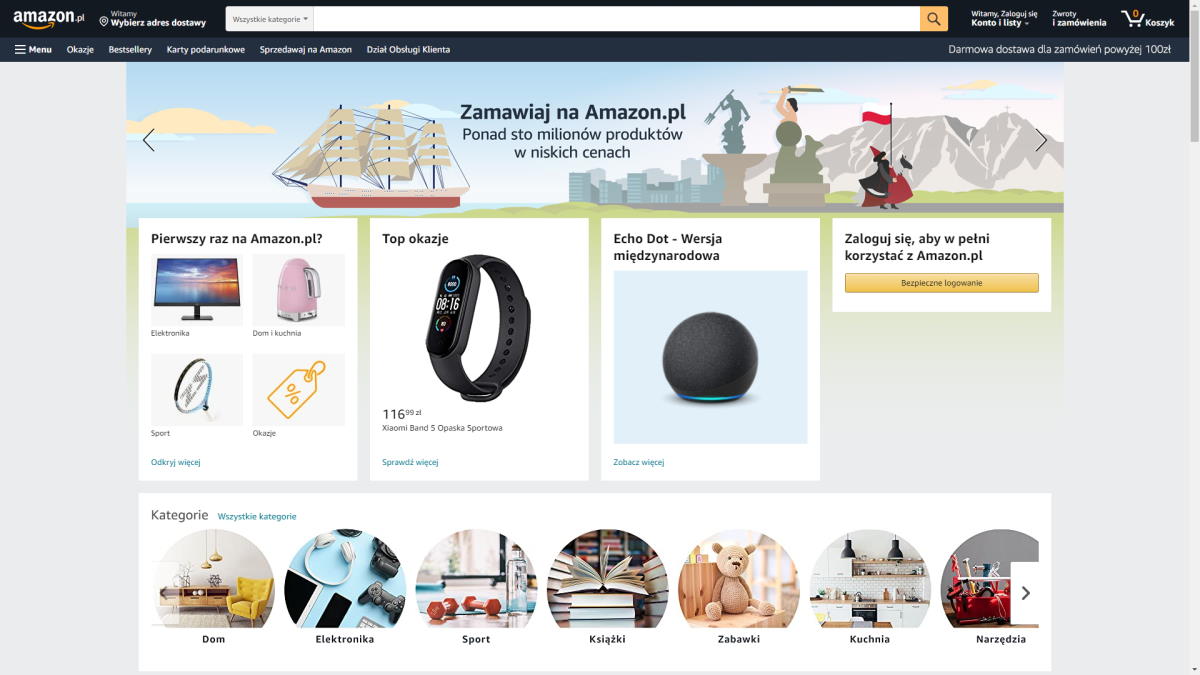 Amazon.pl oficjalnie wystartował!