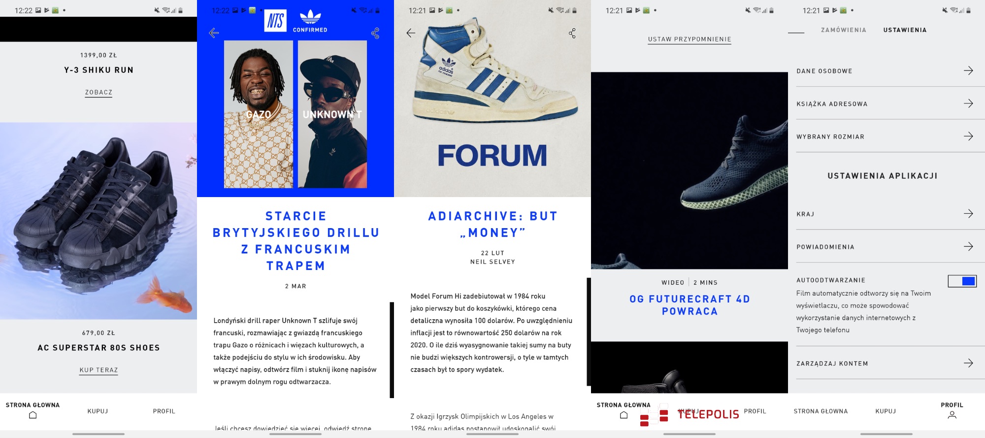 Adidas Confirmed dla Androida
