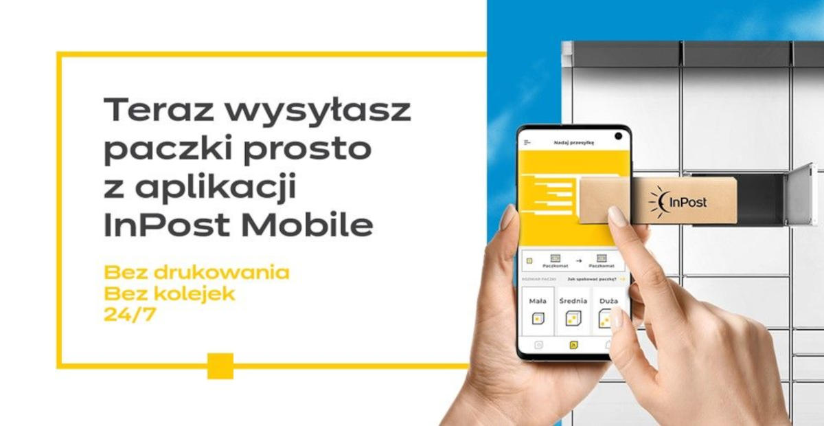 Nowe metody płatności w aplikacji InPost Mobile. Będzie łatwiej nadać paczkę bez etykiety