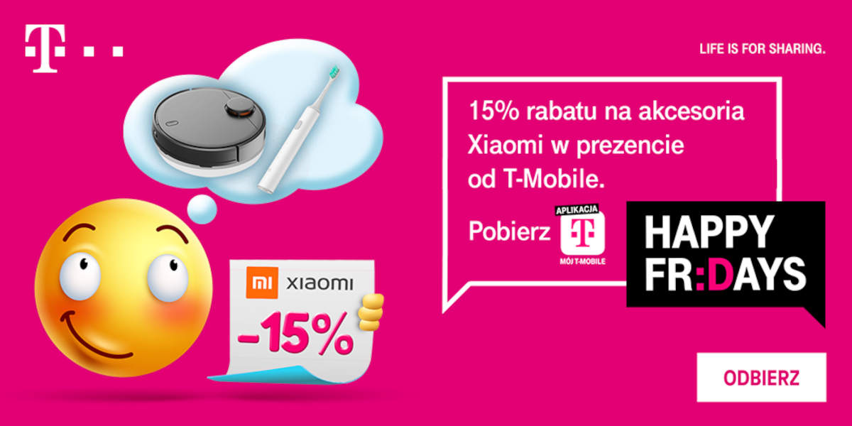 T-Mobile: 15% rabatu na akcesoria Xiaomi w Happy Fridays