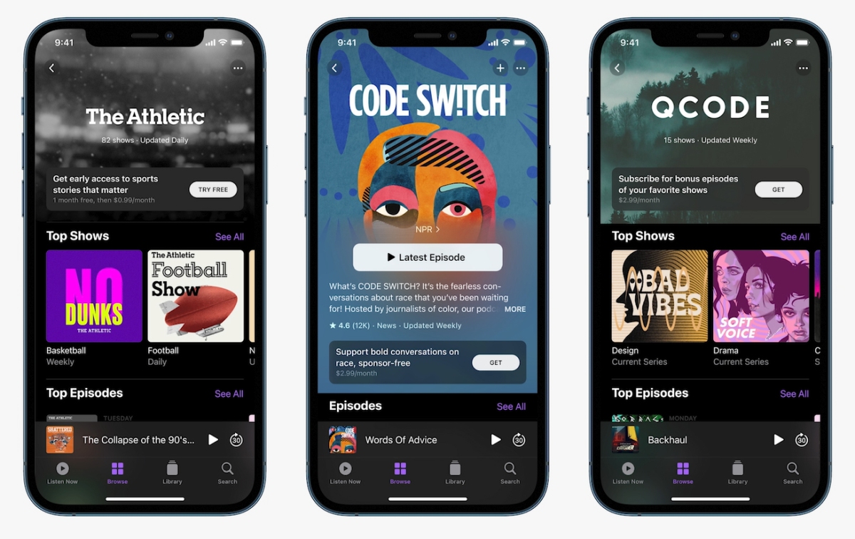 Apple Podcasts new