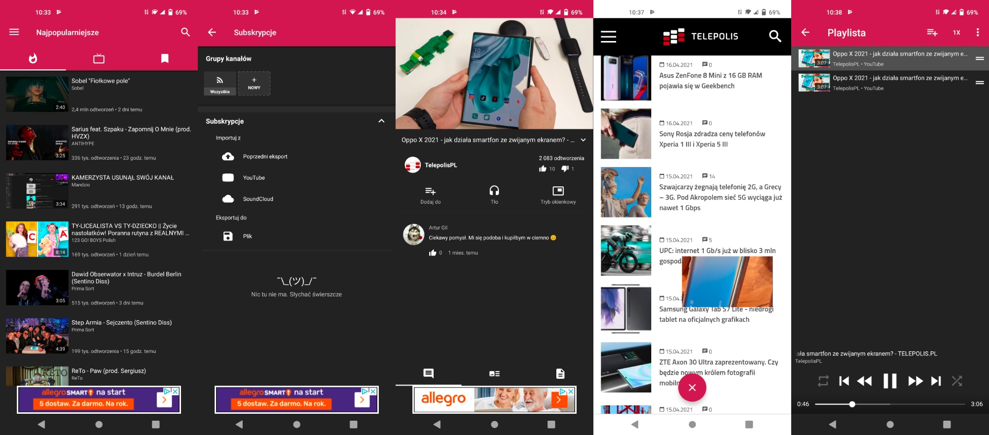 Vanced App: YouTube w tle dla Androida