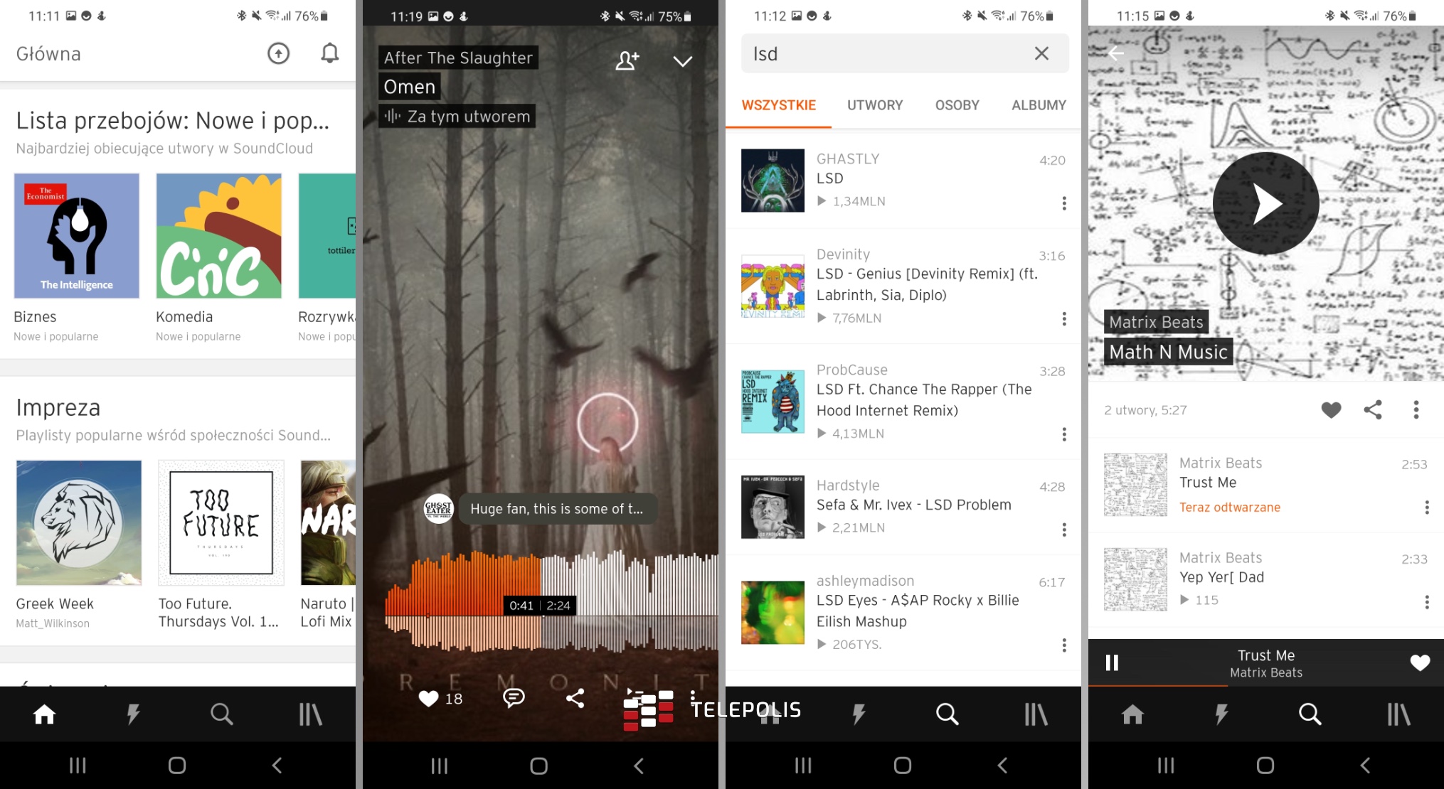 SoundCloud dla Androida