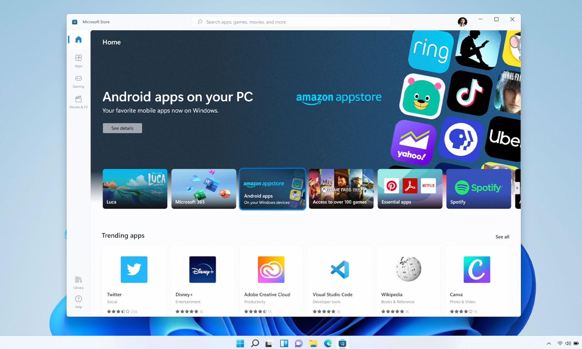 how to get android apps on windows 11 in india