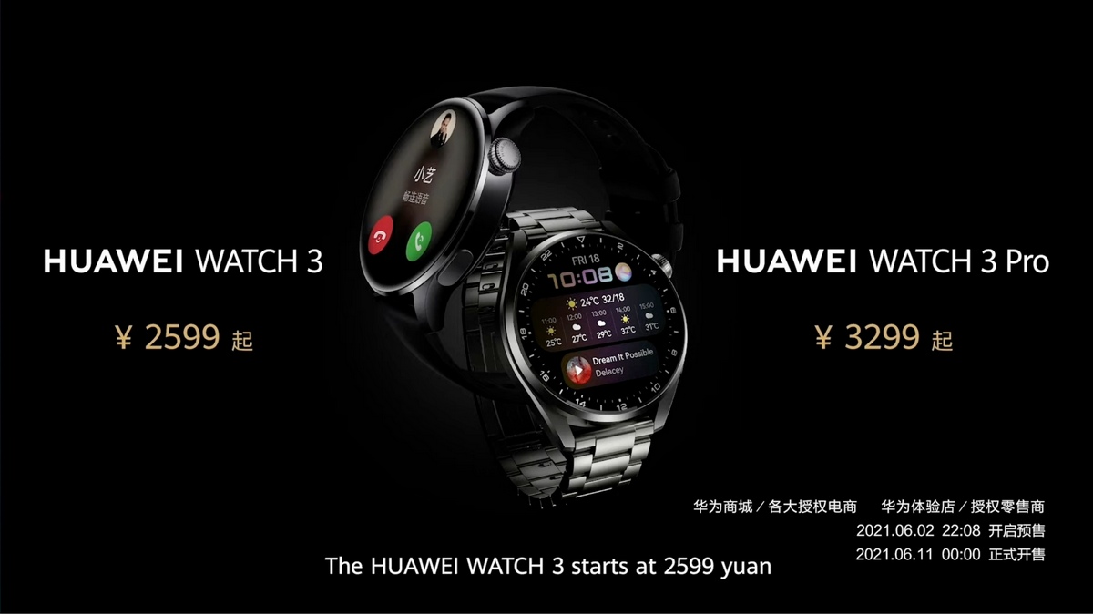 Huawei Watch 3 i Watch 3 Pro