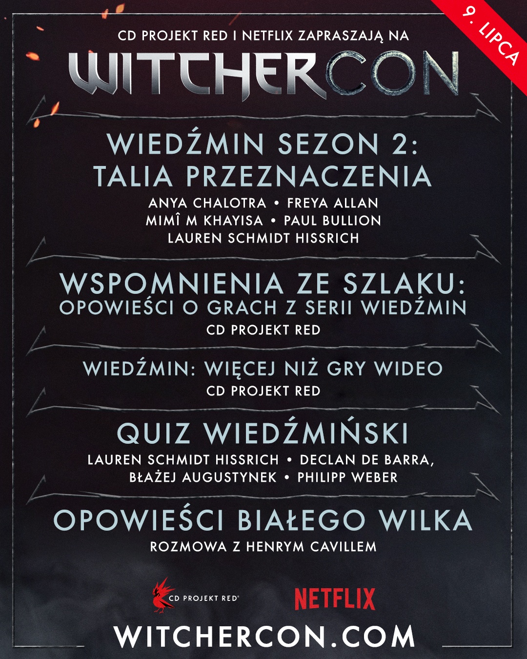 WitcherCon 2021 program