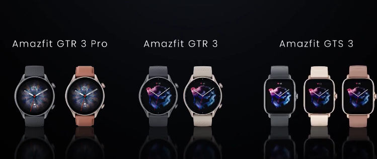 Amazfit GTR 3, GTR 3 Pro i Amazfit GTS 3