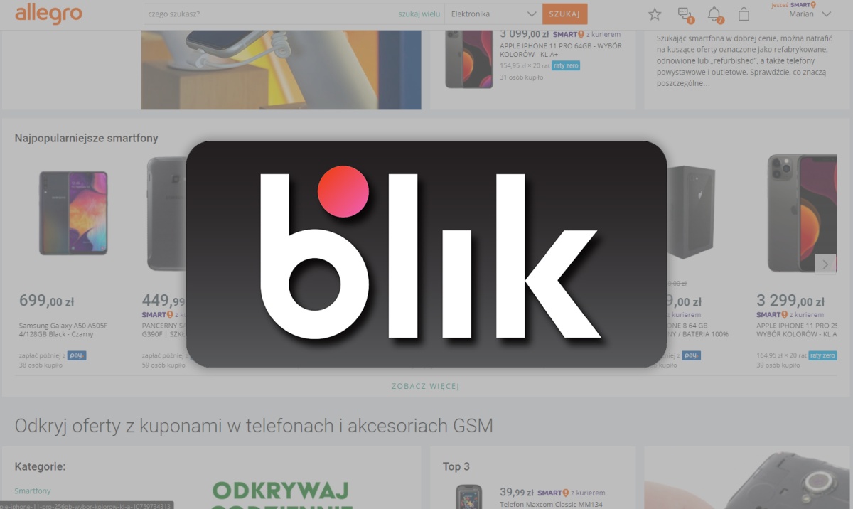 PKO udostępnia wszystkim płatności BLIK na Allegro bez kodu i bez potwierdzenia